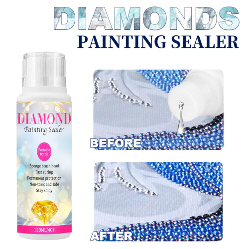 Lingouzi Diamond Art Sealer Clear Gloss 120ml 2