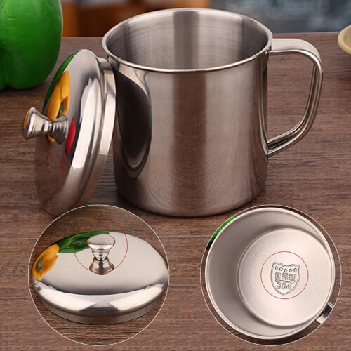 Mug isotherme de camping en acier inoxydable 350 ml 2