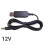 Cabo conversor elevador USB de 5V para 12V, 5,52,1mm 4