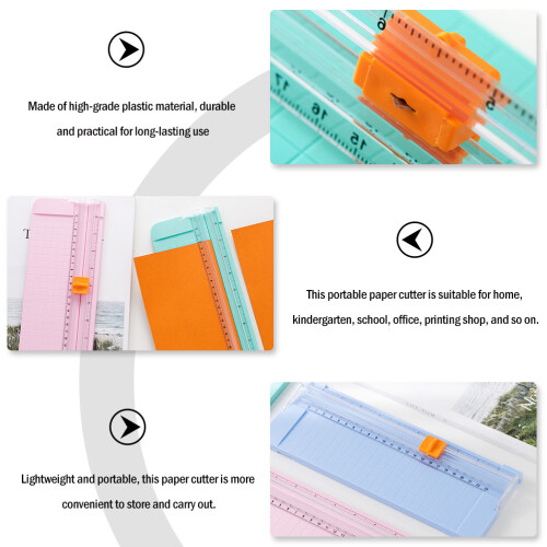 Manual Paper Die Cutter Safe Mini Trimmer Plastic Office 1