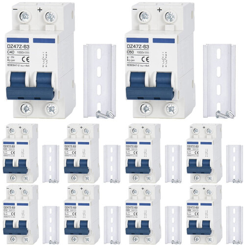 DC miniature circuit breaker 2-pole 1000V 32A 2