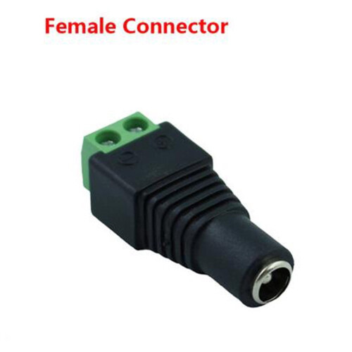 CCTV 12V DC strømstikadapter 10 stk. 5,5  2,1 mm 1
