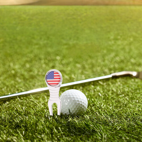 2 sets van delicate divot tools, draagbare balmarkers, professionele hoedclips, golfaccessoires 2