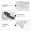 Papperslåda Silver Förgylld Hemtillbehör 1-pack 7