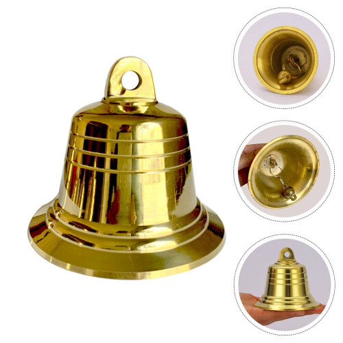 Réz harang szélcsengő vintage ajtófogas 1