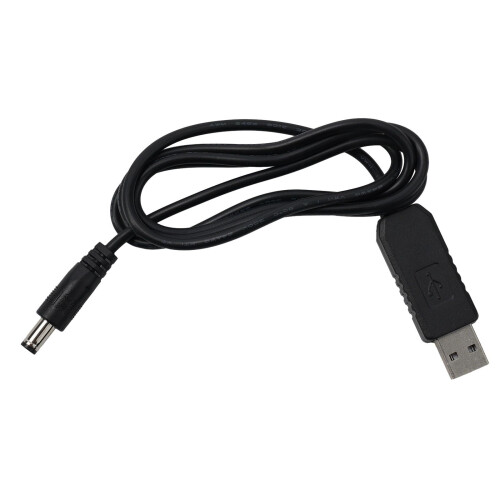 Καλώδιο τροφοδοσίας USB 5V σε 12V boost με υποδοχή 5,52,1 mm. 1