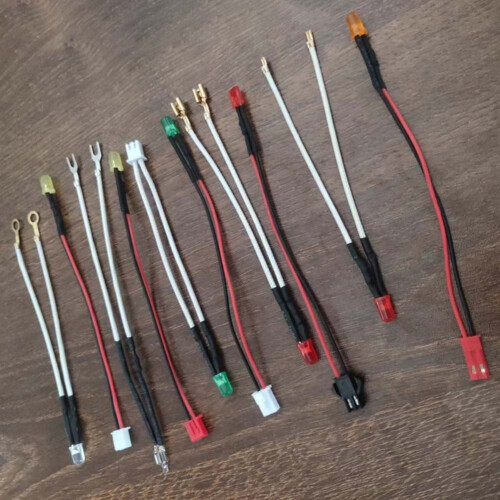 LED-Leuchten, einzeln vorverdrahtet, 3 mm, 50 Stück 1