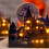 Decoração de casa assombrada de Halloween com luzes e sons. 5