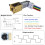 Mosiee GA12N20 encoder motore ingranaggio 6V 1PCS 6