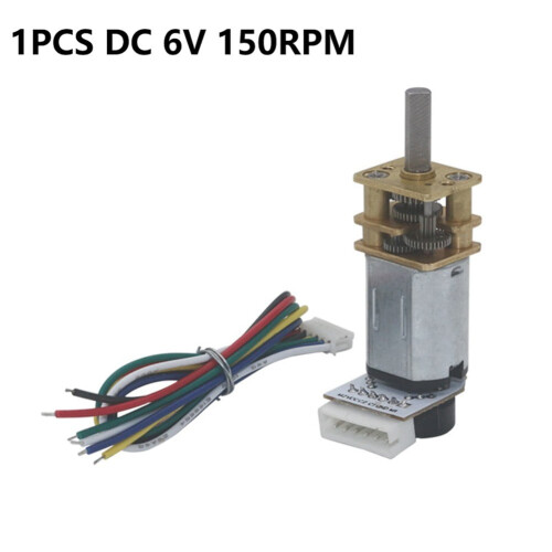 Mosiee GA12N20 encoder motore ingranaggio 6V 1PCS 2