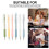 Eease school cutter pen set 12 pcs 6