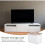 Boîtier de rangement mural blanc pour routeur WiFi 4