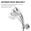 Support de pommeau de douche avec ventouse 4