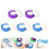 Office Sponge Finger Tool for Paper Handling 5 Pcs 4