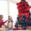 Christmas Tree Topper Bow Red Black Buffalo Plaid 1 Pack 5