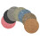 Ronde, waterdichte placemats van PU-leer (4 stuks) 4