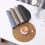 Ronde, waterdichte placemats van PU-leer (4 stuks) 7
