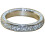 925 Sterling Silver Full Eternity Ring with White Cubic 4