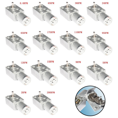 Šroubový převodový motor Mosiee12V 0,6–200 ot./min 1