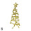 Mini white cedar Christmas tree desktop decor 5