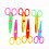 Eease plastic safety paper edging scissors 6 pcs 2