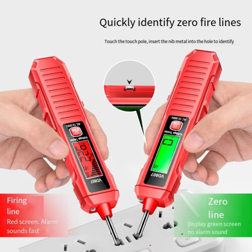 Electric Test Pen with Digital Display for Live Wire 2