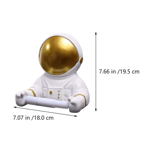 Astronaut WC-paperiteline seinälle, kultainen 2