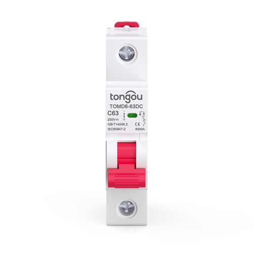 Disjuntor solar Mosiee DC 1P para curto-circuito e 1