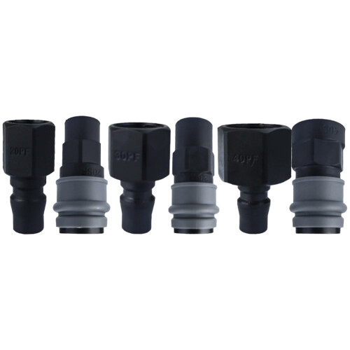 Conector rápido neumático macho-hembra con rosca interna 1