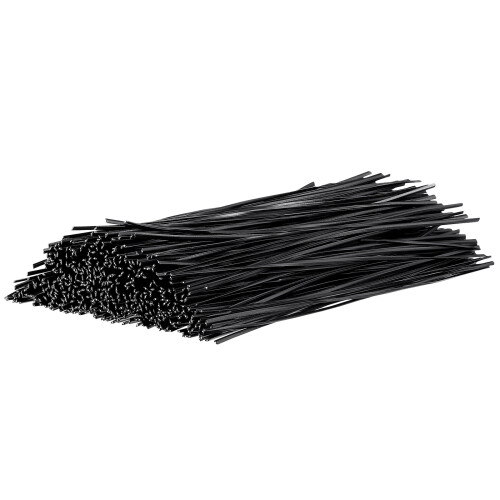 Ceangail Eagraithe Cábla Frith-Meirge 500pcs 15cm Dubh 1