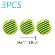 (green) Anti tangle Oval Solid Cleaning Balls Magic Laundry Balls Drum Washing Machine Stain for Laundry Ball Cleaning Tool for Clothes