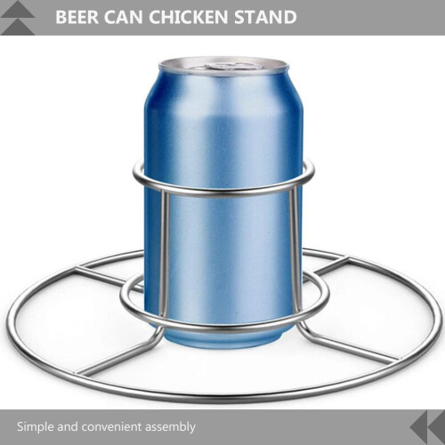 Chicken Roasting Rack Folding Beer Can Stand 2 Pcs 2