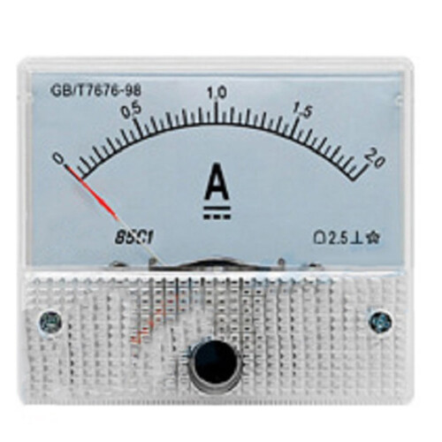 Αναλογικός πίνακας δείκτη αμπερόμετρου DC meter85C1-A 1
