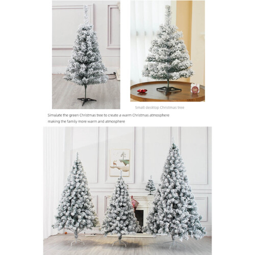 Kayannuo 45CM flocked artificial Christmas tree with 200 2