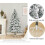 Kayannuo 45CM flocked artificial Christmas tree with 200 4