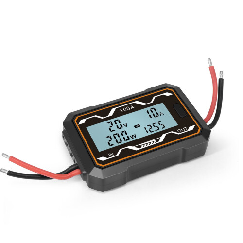 Digital ampere-wattmåler til RC-batteri solenergi 100A 1
