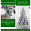 Kayannuo 45CM flocked artificial Christmas tree with 200 6