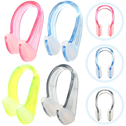 Silicone Swimming Nose Plugs 4 Pieces 1