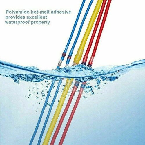 Connettori per cavi termorestringenti a saldatura, impermeabili, 50 pezzi 1