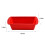 JINGT silicone rectangle cake pan mini loaf bread pan red 4