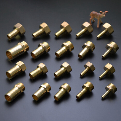 Messing-Schlauchanschlussadapter F1/2 Innen- oder Außengewinde 2