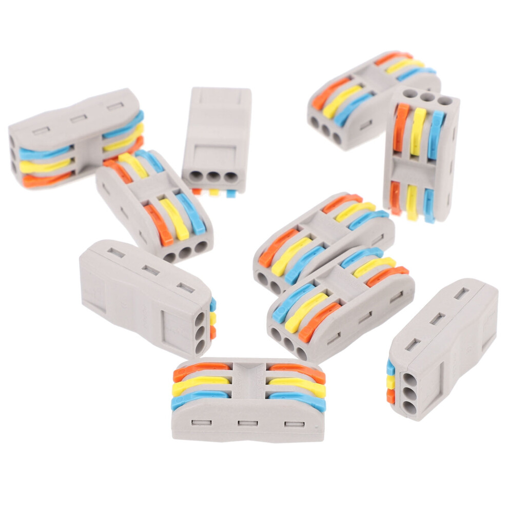 Electrical Wire Connector Blocks Kit Copper Nylon 10 Pcs 901175978791