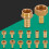 Messing-Schlauchanschlussadapter F1/2 Innen- oder Außengewinde 6