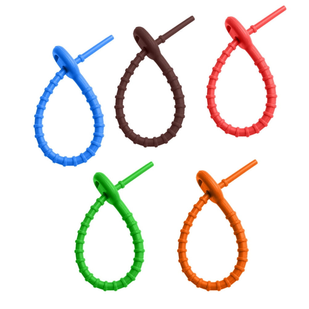 Silicone Cable Ties For Household Cord Management 10 Pcs 901175979033