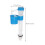 Universal Toilet Fill Valve Silent Kit 2 Pack 6