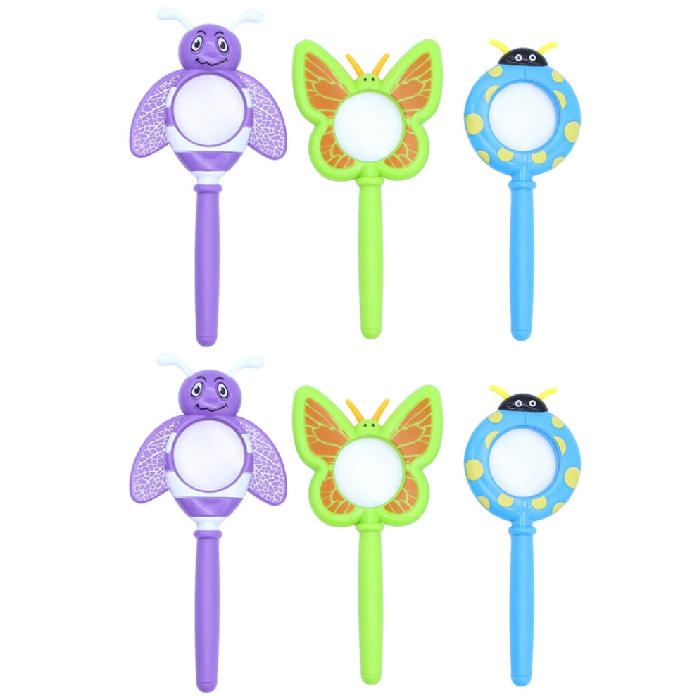 Handheld Magnifying Glass for Insect Observation 6 pcs
