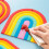 Rainbow Coaster Skridsikker Varmeisolering Sæt med 2 3