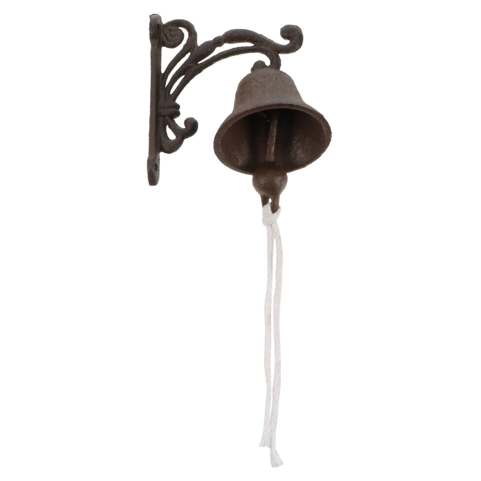 Wrought Iron Bell Doorbell Wall Decor Antique Style 901175979439