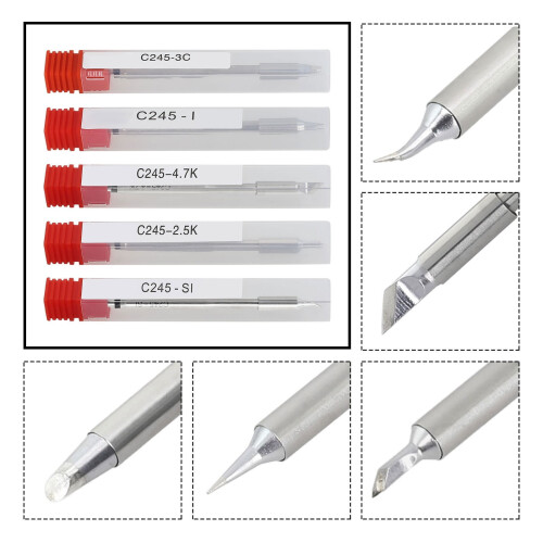Mosiee C245 soldering iron tip with integrated heating core 2
