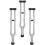 Inflatable Walking Stick Props PVC Crutches 3 Pcs 1